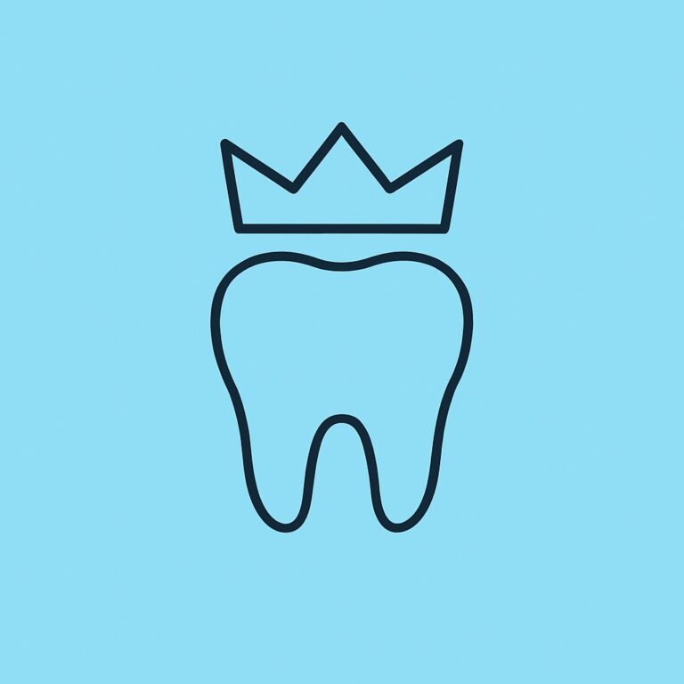 Kronor och broar i Solna – illustration av tandkrona och tandbro